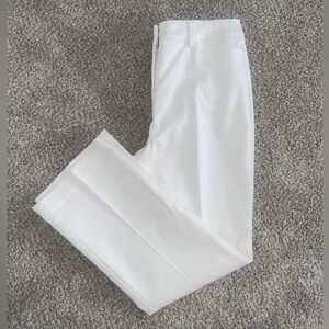 Liz Claiborne Emma Women’s White Dress Pants Size 12P Petite NWT Slacks Trousers